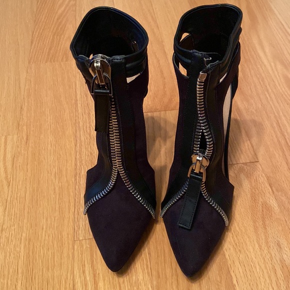 JUSTFAB Dhalian Women’s Zipper Black Stiletto’s - Picture 7 of 8